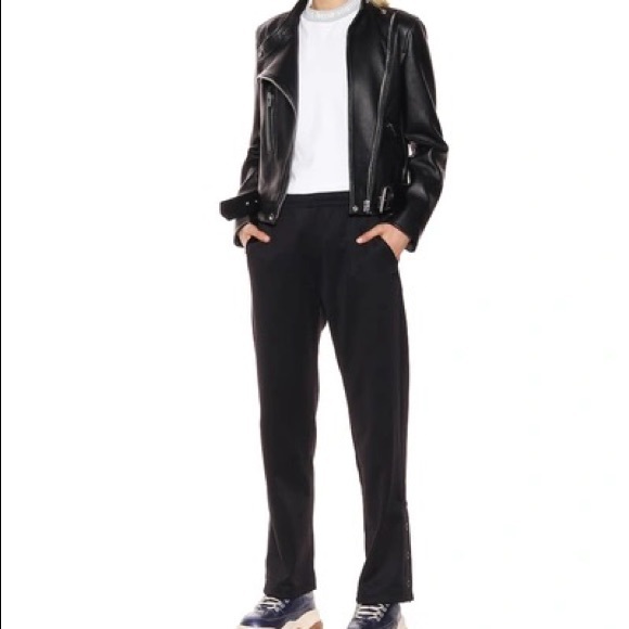 ACNE STUDIOS Lewis Asymmetric Leather Jacket In Black - Picture 12 of 14